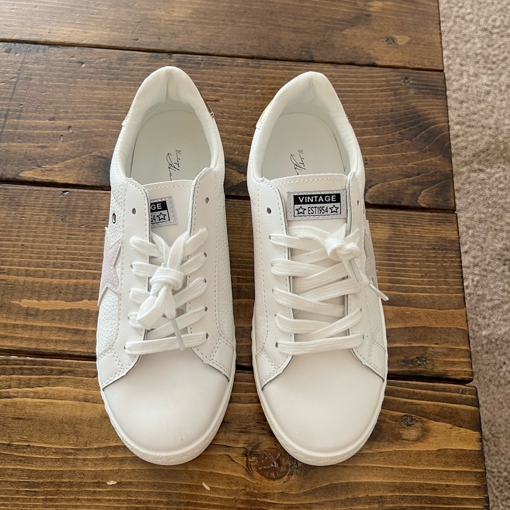 White Vintage Havana Sneakers